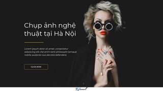 Landing page studio chụp ảnh