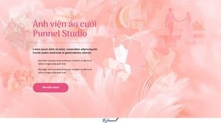 Landing page chụp ảnh cưới